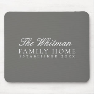 Alfombrilla De Ratón Hogar familiar de carbón vegetal