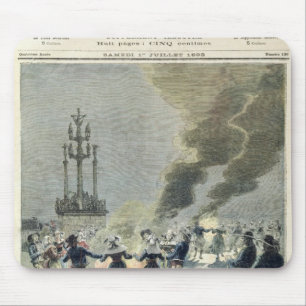 Alfombrilla De Ratón Hogueras encendidas para celebrar el solsticio de