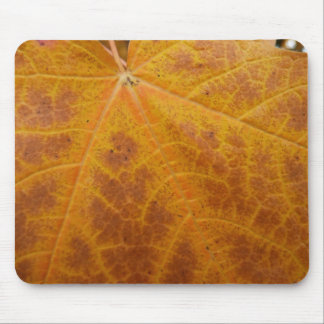 Alfombrilla De Ratón Hoja de arce amarilla otoño Resumen Naturaleza