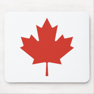 Alfombrilla De Ratón Hoja de arce roja canadiense Canadá