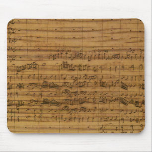 Alfombrilla De Ratón Hoja de época de Johann Sebastian Bach