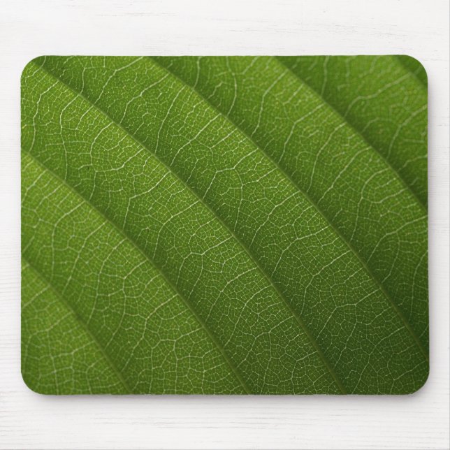 Alfombrilla De Ratón Hoja verde (Frente)