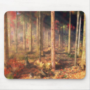 Alfombrilla De Ratón Hojas de Mousepad de Oro