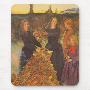Alfombrilla De Ratón Hojas de otoño de Sir John Everett Millais