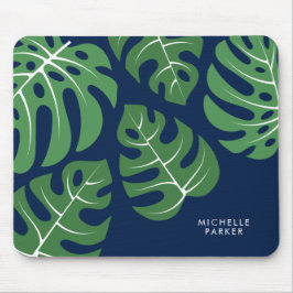 Alfombrilla De Ratón Hojas de palma de Monstera