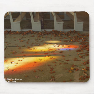 Alfombrilla De Ratón Hojas de tabernáculo y luz - Viñedo de Martha