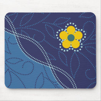 Alfombrilla De Ratón Hojas Dotadas Y Mousepads De Flor