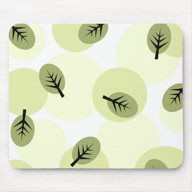 Alfombrilla De Ratón Hojas enrrolladas - Mousepad (Frente)
