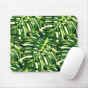 Alfombrilla De Ratón Hojas tropicales de Monstera - vacaciones