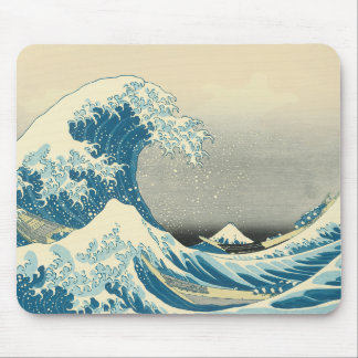 Alfombrilla De Ratón Hokusai - debajo de la onda de Kanagawa