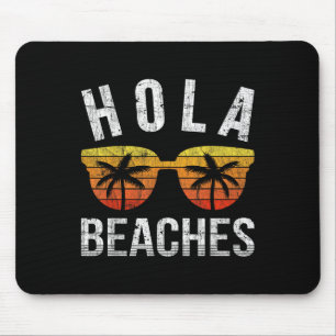 Alfombrilla De Ratón Hola Beaches Tank Top Funny Beach Vacation Shirt S