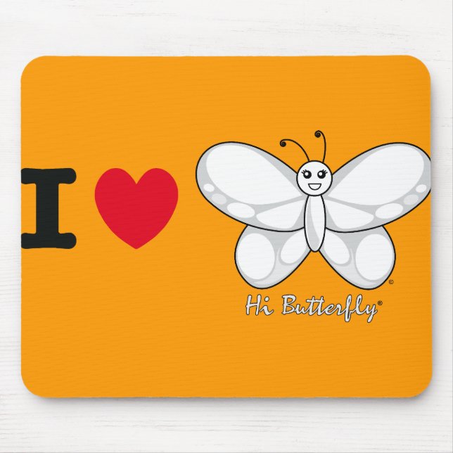 Alfombrilla De Ratón Hola Butterfly® Mousepad (Frente)