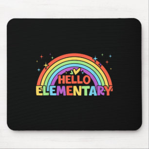 Alfombrilla De Ratón Hola Escuadrón Educador Elemental Arcoiris De Vuel