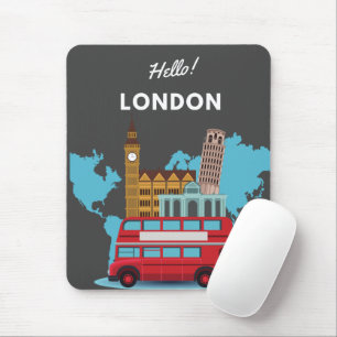Alfombrilla De Ratón Hola London Mouse Pad