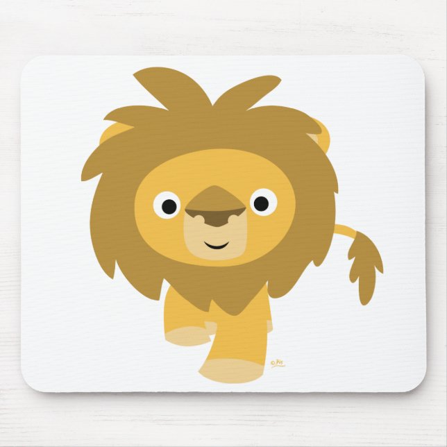 Alfombrilla De Ratón ¡Hola! Personalizado Lion mousepad (Frente)