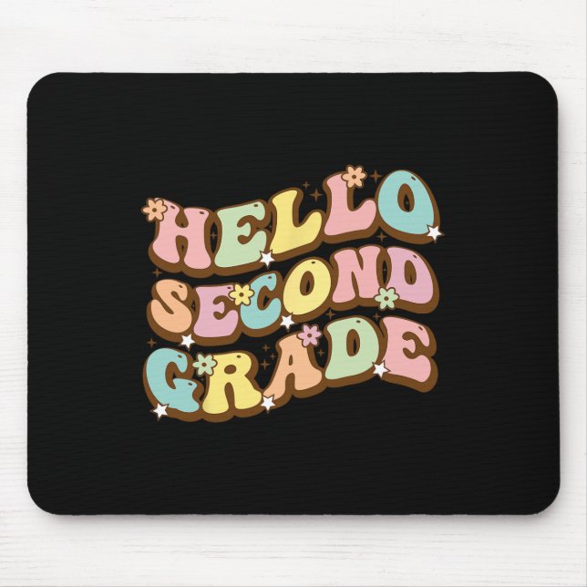 Alfombrilla De Ratón Hola Segundo Grado Para Profesores Estudiantes (Frente)