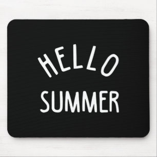Alfombrilla De Ratón Hola verano divertida vacaciones veraniego regalo
