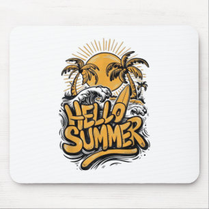 Alfombrilla De Ratón Holiday Vibe Hello Summer Sunshine Beach Bea