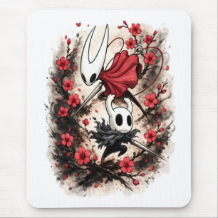 Alfombrilla De Ratón Hollow Knight Hornet Flor de Cerezo Arte de Juegos