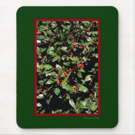 Alfombrilla De Ratón Holly & Berries Mousepad