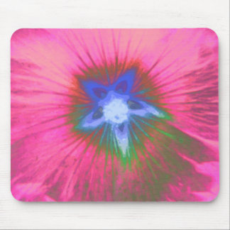 Alfombrilla De Ratón Hollyhock Flor Velvet rosa Mousepad