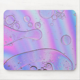 Alfombrilla De Ratón Holographic abstract background in pastel neon
