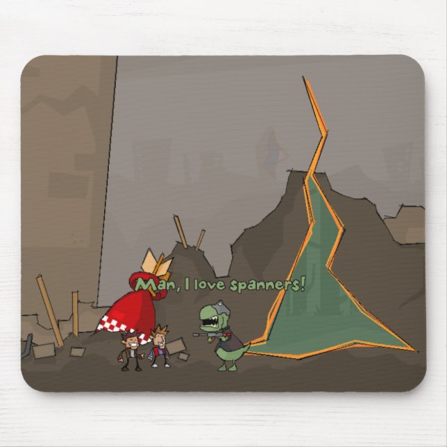 Alfombrilla De Ratón ¡Hombre, amo a las llaves inglesas! (Frente)