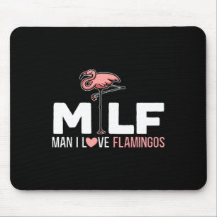 Alfombrilla De Ratón Hombre Amo Flamingos Aves Amante Verano Flamingo