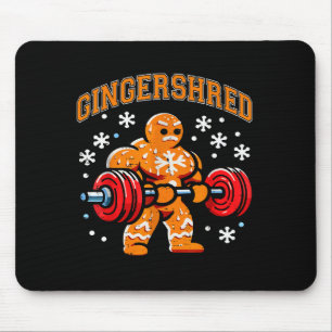 Alfombrilla De Ratón Hombre de jengibre divertido musculoso Gimnasio Cu