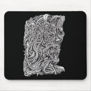 Alfombrilla De Ratón Hombre de la bestia interior.