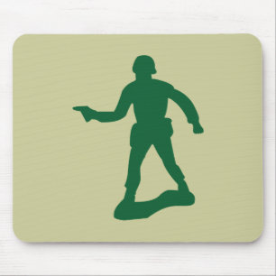 Alfombrilla De Ratón Hombre del Ejército Verde