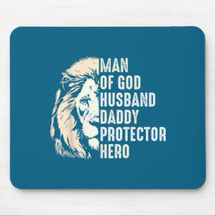 Alfombrilla De Ratón Hombre Dios Marido Papá Protector Arte Gráfico