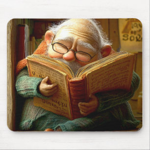 Alfombrilla De Ratón Hombre Leyendo