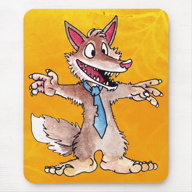 Alfombrilla De Ratón Hombre lobo Mousepad (Frente)