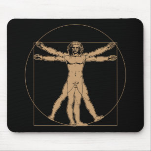 Alfombrilla De Ratón Hombre Mousepad de da Vinci Vitruvian
