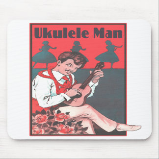 Alfombrilla De Ratón Hombre Mousepad del Ukulele