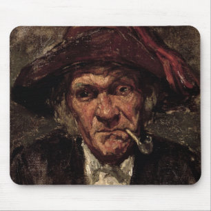 Alfombrilla De Ratón Hombre que fuma un tubo, c.1859