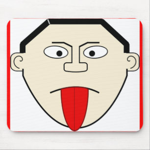 ALFOMBRILLA DE RATÓN HOMBRE SALIENDO SU LENGUA