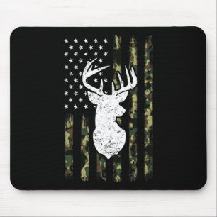 Alfombrilla De Ratón Hombres cazando camiseta bandera de camuflaje esta
