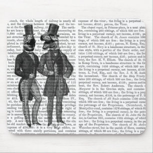 Alfombrilla De Ratón Hombres de Dinosaurios llevan la noche fuera