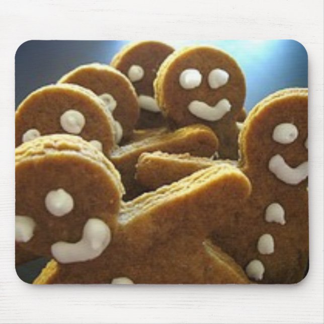 Alfombrilla De Ratón hombres de pan de jengibre (Frente)