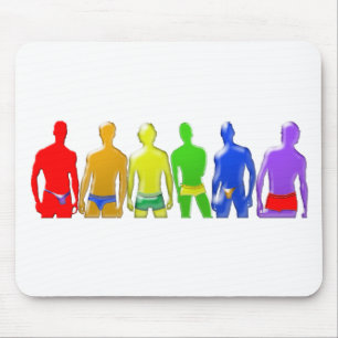 Alfombrilla De Ratón Hombres del arco iris