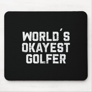 Alfombrilla De Ratón Hombres Divertidos El Golfista Más o Menos del Mun