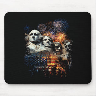 Alfombrilla De Ratón Hombres Hombres Fuegos Artificiales del 4 de Julio