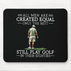 Alfombrilla De Ratón Hombres Juegan Golf Ochenta Funny Golfer Golfing