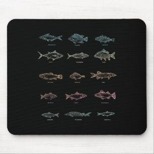 Alfombrilla De Ratón Hombres pescando regalo chicos pescado pescadores