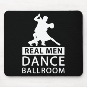 Alfombrilla De Ratón Hombres Reales Danza Baile De Salón De Baile Shirr