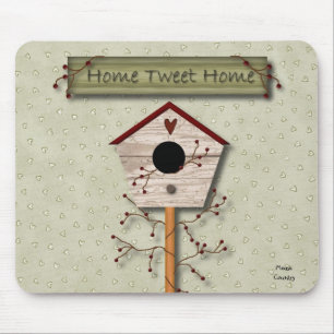 Alfombrilla De Ratón Home Tweet Mousepad