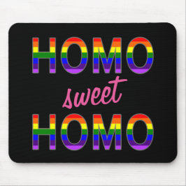 Alfombrilla De Ratón Homo gay divertido del dulce del homo