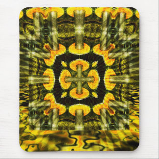 Alfombrilla De Ratón Hongos metalizado: Mousepad de arte geométrico